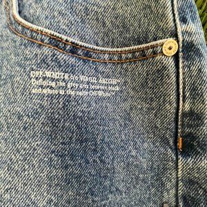 Womens OFF WHITE Denim Shorts